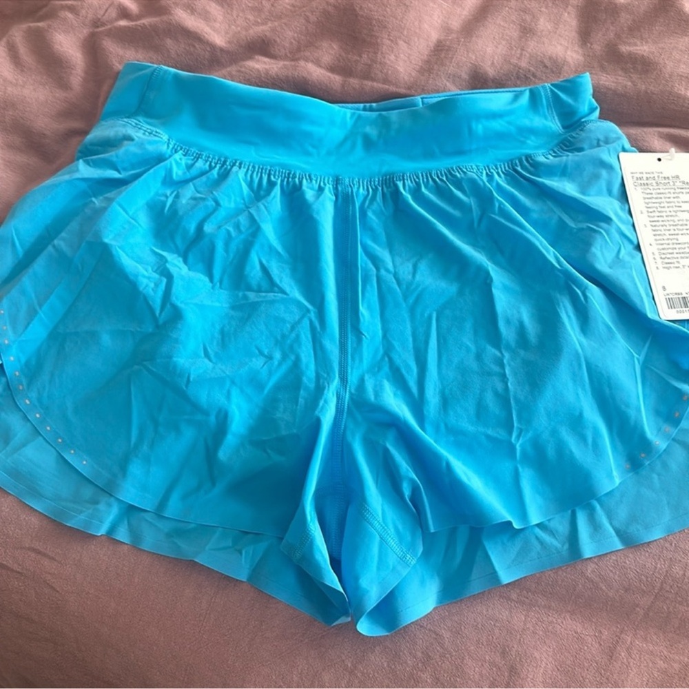 Lululemon fast and feee high rise short